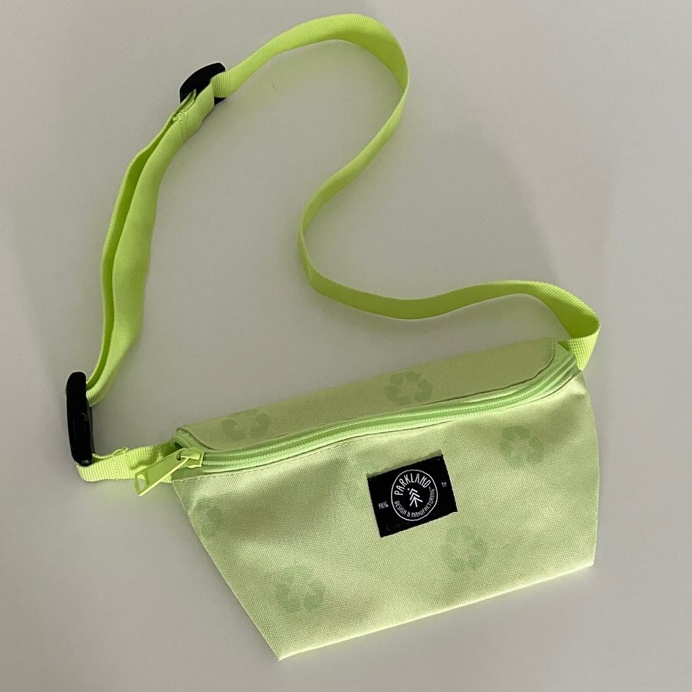 Neon lime green Fanny pack